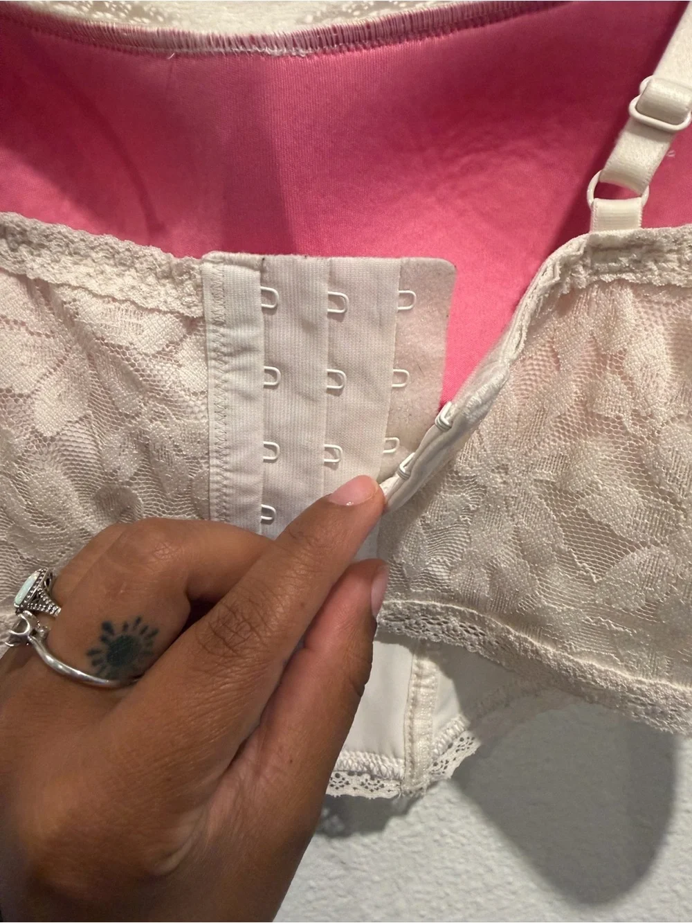 PINK Victorias Secret lace longline